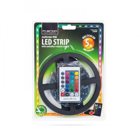 Rgb 5m led szalag szett beltéri