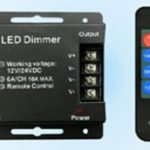 Led szalag dimmer 18A 216W +rádiós távirányító
