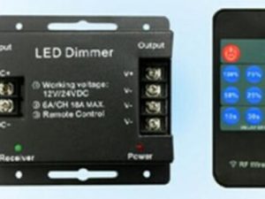 Led szalag dimmer 18A 216W +rádiós távirányító