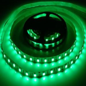 Led szalag 60 led/m, 2835 chip, extra fényerő, zöld