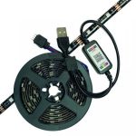 RGB Led szalag, USB csatlakozós , 2m, Bluetooth vezérlővel