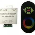 rgb led szalag vezérlő 216w rádiós