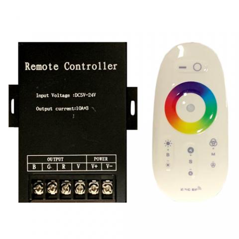 RGB led szalag vezérlő, 360W, rádiós, érintős