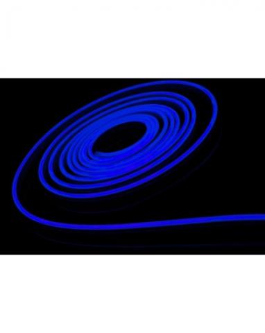 5m Led Neon Flex, 10W/m, 120 Led/m, 24V, 6x12mm, IP68 vízálló kivitel, kék szín