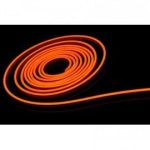 5m Led Neon Flex, 10W/m, 120 Led/m, 24V, 6x12mm, IP68 vízálló kivitel, narancs szín