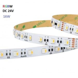 MARATHON LED szalag , áramgenerátoros IC-vel , 24 Volt DC , 5050 , 180 led/m , 16 W/m , RGB-CCT , 1198 lm/m