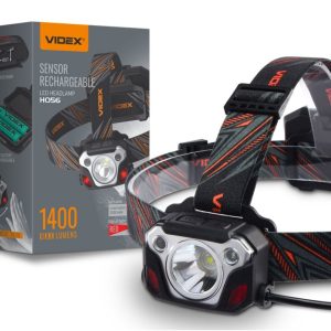 Videx LED Fejlámpa, hidegfehér újratölthető akkumulátorral H056