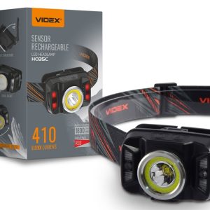 Videx LED Fejlámpa, natúrfehér újratölthető akkumulátorral H035C