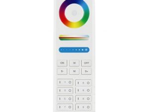 Távirányító , dimmer , RGB + CCT , 8 zónás , rádiófrekvenciás , Mi-Light