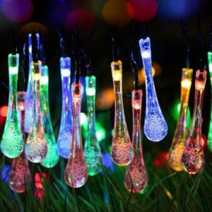 Napelemes “vízcsepp” LED égősor - Image 1