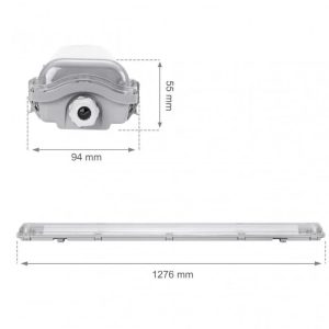 LIMEA LED SLIM FÉNYCSŐ ARMATÚRA 2X60 IP65 - Image 7