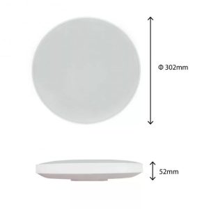 NYMPHEA 230V 24W IP54 IK04 115° KÖRPANEL FEKETE/FEHÉR GYŰRŰVEL meleg fehér - Image 5