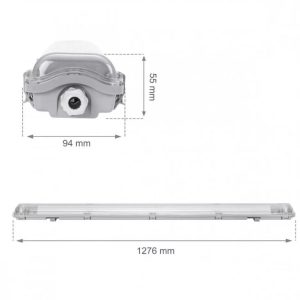 LIMEA LED SLIM FÉNYCSŐ ARMATÚRA 2X150 IP65 - Image 7