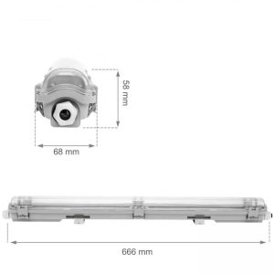 LIMEA LED SLIM FÉNYCSŐ ARMATÚRA 1X60 IP65 - Image 7