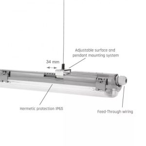 LIMEA LED SLIM FÉNYCSŐ ARMATÚRA 1X60 IP65 - Image 8