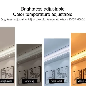 Mi-Light FUT035S+ Led szalag vezérlő CCT, egyszínű vagy kétszínű Led szalaghoz, rádiós, 12A, 144W - Image 3