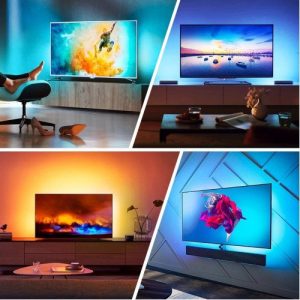 Digitális LED szalag szett kamerával , TV képernyő követő funkcióval , DRGB , dimmelhető , 5.5m , WIFI/Bluetooth , TUYA , LEDISSIMO AMBIENT LIGHT - Image 7