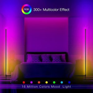 Led lámpatest , állólámpa , 125 cm , távirányítóval , DRGB , dimmelhető , USB , WIFI/Bluetooth , TUYA , LEDISSIMO AMBIENT LIGHT - Image 3