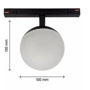 SYSTEM SHIFT - GLOBE, SPHERE TRACK LIGHT 100X148MM 5W - Image 4