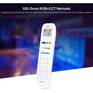 RGB-CCT , színes és fehér távirányító , állítható fehér színárnyalat , dimmer , 100 zóna , Miboxer (Mi-Light) , FUT100 - Image 5