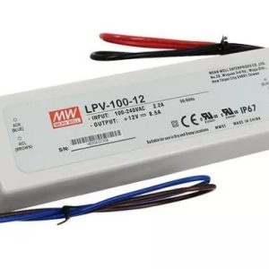 MW LPV-100-12 IP67 190x52x37 mm 12V DC - Image 1