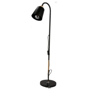 Berge Vienna fa/fekete színű állólámpa, állítható magassággal 120-150 cm, E27-es foglalattal - Image 5