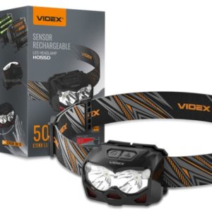 Videx LED Fejlámpa, újratölthető akkumulátorral H055D