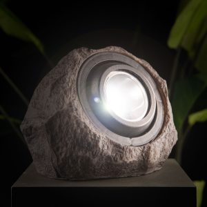 LED-es kültéri szolár lámpa 8db- szikla, kő - fehér SMD LED - 20 x 12 x 16 cm - Image 3