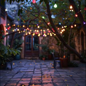 Smart szolár fényfüzér - 84+15 db RGB LED - 14,5 m - bluetooth - Image 8