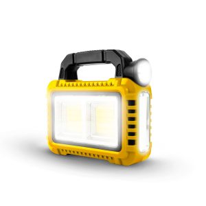 Multifunkciós kézi lámpa - szolár panel, USB-C - 6 világítási mód, 8 LED, 3600 mAh - Image 3