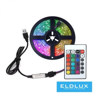 ELDLUX 5V RGB LED szalag szet 5050-24D 5M
