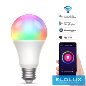 Smart Home WiFi-s A60 E27 9W 950lm RGB+CCT - Image 2