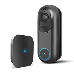 Smart Wi-Fi-s videó kaputelefon - akkumulátoros, 12V - MicroSD, FHD, PIR - fekete - Image 7