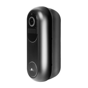 Smart Wi-Fi-s videó kaputelefon - akkumulátoros, 12V - MicroSD, FHD, PIR - fekete - Image 4