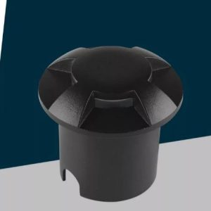 Taposólámpa LED 1w 50lm 4000k 360° IP67 fekete Ø60x54mm - Image 1