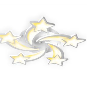 Lucero Yuki 140 W-os, 67 cm átmérőjű fehér LED távirányítós és mobil applikációval vezérelhető mennyezeti lámpa - Image 6