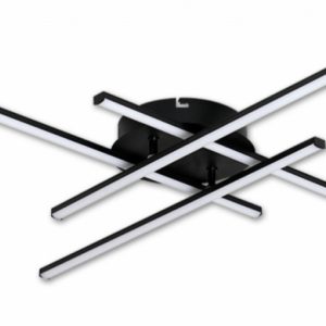 Modena Grando 34 W-os ø70 cm natúr fehér fekete LED mennyezeti lámpa - Image 6