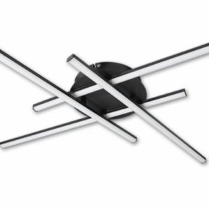 Modena Grando 34 W-os ø70 cm natúr fehér fekete LED mennyezeti lámpa - Image 3