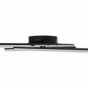 Modena Rivera 35 W-os ø50 cm natúr fehér fekete LED mennyezeti lámpa - Image 6