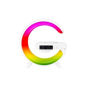 QI 5W-os RGB, újratölthető asztali lámpa beépített hangszóróval - Image 5