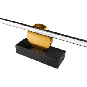 MasterLED Santo 12W, 4000K, 60 cm-es fekete/arany tükör feletti lámpa IP44-es védettségű - Image 4