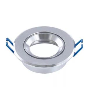 Süllyesztett spot lámpa 1xPAR16 foglalat nélkül IP20 Króm D86x26mm kivágás:D72mm - Image 1