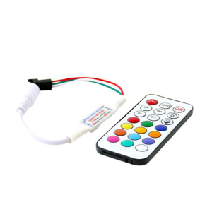 Rádiós RGB led szalag vezérlő, Magic led szalaghoz, 366 féle program