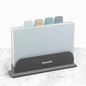 Vágódeszka készlet - műanyag - 29 x 22,3 cm - 4 db / csomag - Image 1