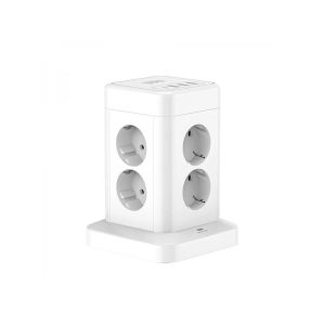 WinningStar - Kocka elosztó - 8-as + 3 x USB + 1 x Type-C - 3 m - Image 1