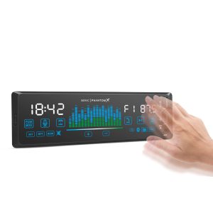 Fejegység "PhantomX" - 1 DIN - 4 x 50 W - gesztusvezérlés - BT - MP3 - AUX - USB - Image 7