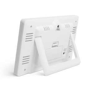Digitális hőmérő és ébresztőóra - kültéri / beltéri - USB-s, elemes - fehér - Image 4