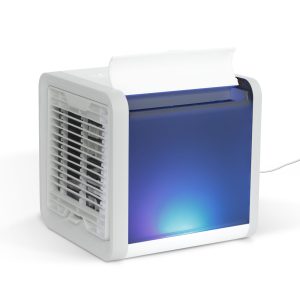 Mini léghűtő ventilátor - 5V USB - LED hangulatvilágítással - Image 3