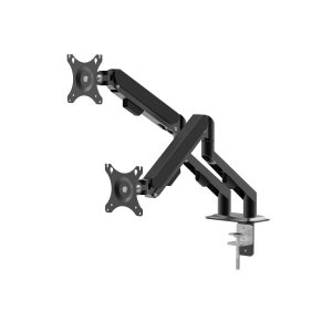 Monitor&TV tartókonzol - dupla karos, teleszkópos - asztallapra rögzíthető - 62 cm, 30" - Image 10