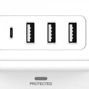 WinningStar - Kocka elosztó - 8-as + 3 x USB + 1 x Type-C - 3 m - Image 2